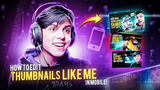 How To Make an Attractive 🔥 Thumbnail For YouTube Videos With Glow Effect  Tutorial For Beginners [upl. by Glaser]