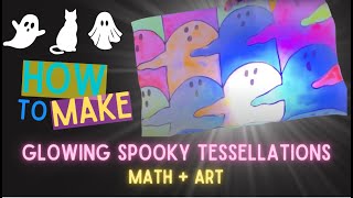 How To Make Spooky Math Tessellations 🐈‍⬛ 👻 [upl. by Akeirahs697]