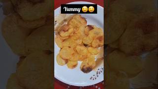 Potato chips in oven 🤤🤤 [upl. by Efeek]