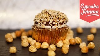 Ferrero Rocher Christmas Cupcakes  Cupcake Jemma [upl. by Shlomo]