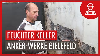 Keller abdichten von innen  Schutz der AnkerWerke in Bielefeld vor Feuchte [upl. by Armalda]