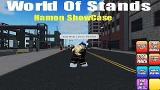 WoS Hamon How To Get And ShowCase World Of Stands Hamon Update [upl. by Oballa]