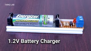 How To Make 12V Battery Charger  AA battery Charger [upl. by Acimak]