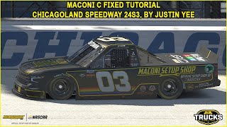 iRacing Maconi Trucks C Fixed Chicagoland Speedway Guide to Qualifying and Race 24S3 [upl. by Anse]