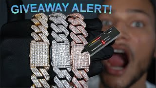 Unboxing 19MM Prong Set Cuban Link In Rose Yellow And White Gold amp Review  Astroice Jewelry [upl. by Ahsienroc372]