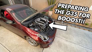 Kinetix Velocity Manifold Install  Infiniti G35 [upl. by Idnir]