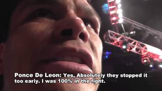 Ponce De Leon Talks Juan Ma KO [upl. by Bean215]