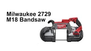 Milwaukee 272921 M18 Fuel Bandsaw [upl. by Nyladnohr738]