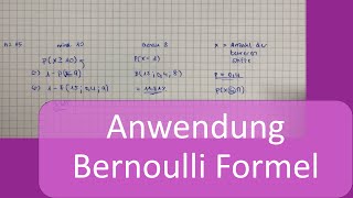 Anwendung der Bernoulli Formel  Binomialverteilung  Stochastik  Mathe bei Abhi [upl. by Dee Dee]