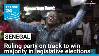 Senegal ruling party on track to win majority in legislative elections • FRANCE 24 English [upl. by Giulio177]