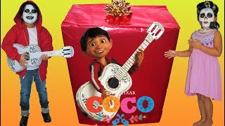 Disney Pixar Coco Makeup Makeover Halloween Costumes and Toys [upl. by Marvin]