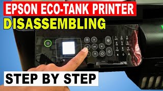 How to Open the Epson L5190 EcoTank Printer and Remove Scanner  Disassembly Guide [upl. by Goines467]