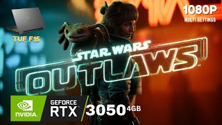 Can the ASUS TUF Gaming Laptop Handle Star Wars Outlaws RTX 3050 Gameplay amp Benchmark [upl. by Boykins246]