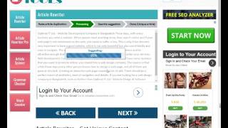 How To Use Article Rewriter Tool 100 Free Article Rewriter Service  rewritertools com [upl. by Kampmeier872]