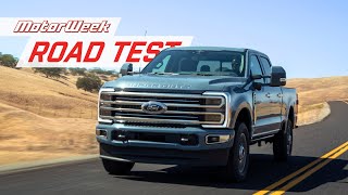 The 2024 Ford F350 Super Duty Works Harder AND Smarter  MotorWeek Road Test [upl. by Assillem]