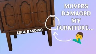 Furniture RUINED by Moving Company  How to Fix it [upl. by Vescuso]