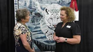 Jamie L Huston Wins at AQS QuiltWeek  Grand Rapids 2024 [upl. by Anidene]