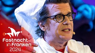 Matthias Walz als Koch  Fastnacht in Franken 2024  BR Kabarett amp Comedy [upl. by Yelyac]