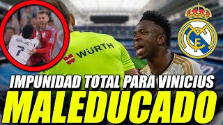 😱¡VINICIUS LA LÍA OTRA VEZ 😡 VINI EMPUJA A MINGUEZA EN EL REAL MADRID 40 CELTA ¡LE PERMITEN TODO😡 [upl. by Tewfik]