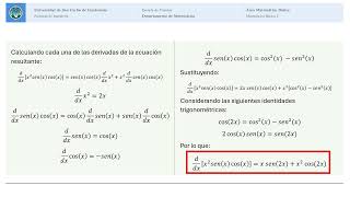 DERIVADAS  Tema Clave Examen 103 003 [upl. by Regan]