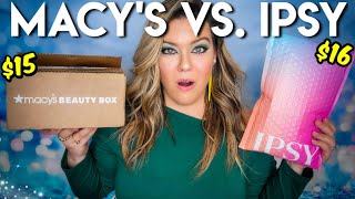 Ipsy Glam Bag Vs Macys Beauty Box January 2024  IPSY REVIEW [upl. by Toll]