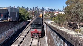 Freight trains around the Bunbury street tunnel [upl. by Gladys783]