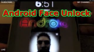 Android Face Unlock Facial Recognition Using The Nexus 7 [upl. by Euqinotna]