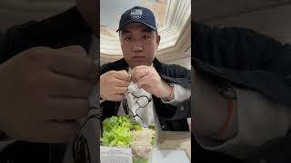 Showing and eating Salad amp Turkey Sandwich from Whole Foods Market part 1 [upl. by Ramona]