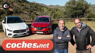 Renault Mégane vs MercedesBenz Clase A  Prueba Comparativa  Review en español  cochesnet [upl. by Noinatrad]