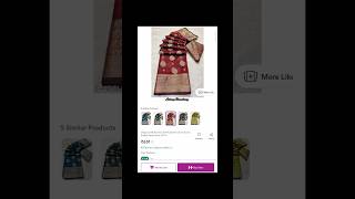 Huse organza saree collection on meeshomeeshohaul flipkartonlineshoppinganarkaliytshorts [upl. by Kulda]