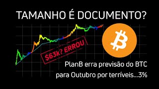 Previsão pro BITCOIN em Outubro deu errado Preocupante [upl. by Anelrihs]