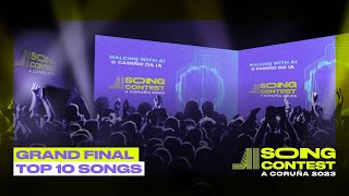 The 10 Finalists of the AI Song Contest 2023 [upl. by Kaylyn]