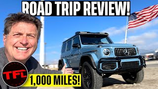 Here’s What It’s Like To Roadtrip the 350K MercedesAMG G 63 4x4 Squared 1000 Miles [upl. by Aicercal]