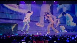 211201 I Need you Save me JK TaeJin imitating Jimin 😂 BTS Permission to Dance on stage LA Day 3 [upl. by Silvestro]