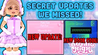 New Secret Updates We Missed In Royale High Glitterfrost Updates [upl. by Levon810]