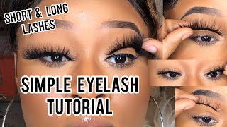 Beginner Eyelash Tutorial For ALL LENGTHS   HACKS [upl. by Anoniw263]