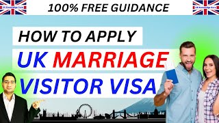 How to Apply UK Marriage Visitor Visa 2024  Step by step [upl. by Ycrad639]