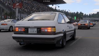 Toyota AE86 Trueno From Last To First in CClass Forza Motorsport [upl. by Allimac748]