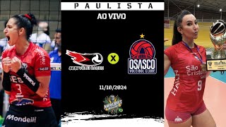 SESI BAURU x OSASCO SÃO CRISTÓVÃO SAÚDE  Campeonato Paulista de Vôlei Feminino  11102024 [upl. by Ssilb]