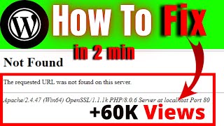 The requested URL was not found on this server  Apache error problem fix  MAK Services [upl. by Damian]