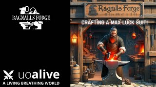 Ultima Online  UOAlive  Crafting a max luck mage suit [upl. by Damle]