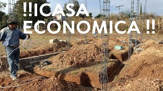 CASA ECONÓMICA PROGRESIVA TRABAJOS DE CIMENTACIÓN [upl. by Aicela153]