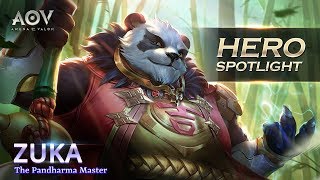 Garena AOV Hero Spotlight Zuka [upl. by Lekym790]