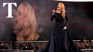 Adele starts Europe show in Germany [upl. by Euqinemod221]