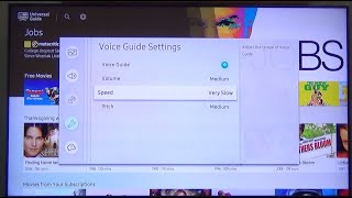 How to Turn Samsung TV Voice Guide On amp Off [upl. by Tai365]