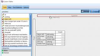 Del 3  SPSS Statistics Custom Tables flera nivåer i tabell [upl. by Chrissie680]