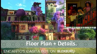 Casita ENCANTO at BLOXBURG roblox  Floor Plan  details Please read description [upl. by Lalad505]