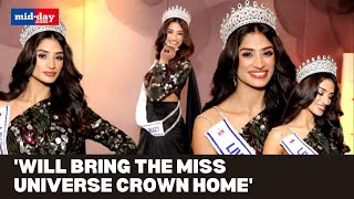 Miss Universe India 2023 Shweta Sharda Says Will Bring The Crown Home [upl. by Araas]