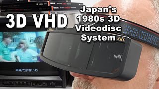 Japans 1980s 3D Videodisc system  3D VHD [upl. by Laroc200]