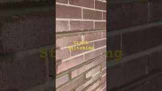 Brickwork repair subsidence Helibar crack stitching construction subsidencebuildingconstruction [upl. by Ignatz490]